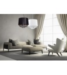 Pendant lamps with lampshade - Light Prestige VIGO pendant black E27 black, gold LP-0412/1P BK - product 3