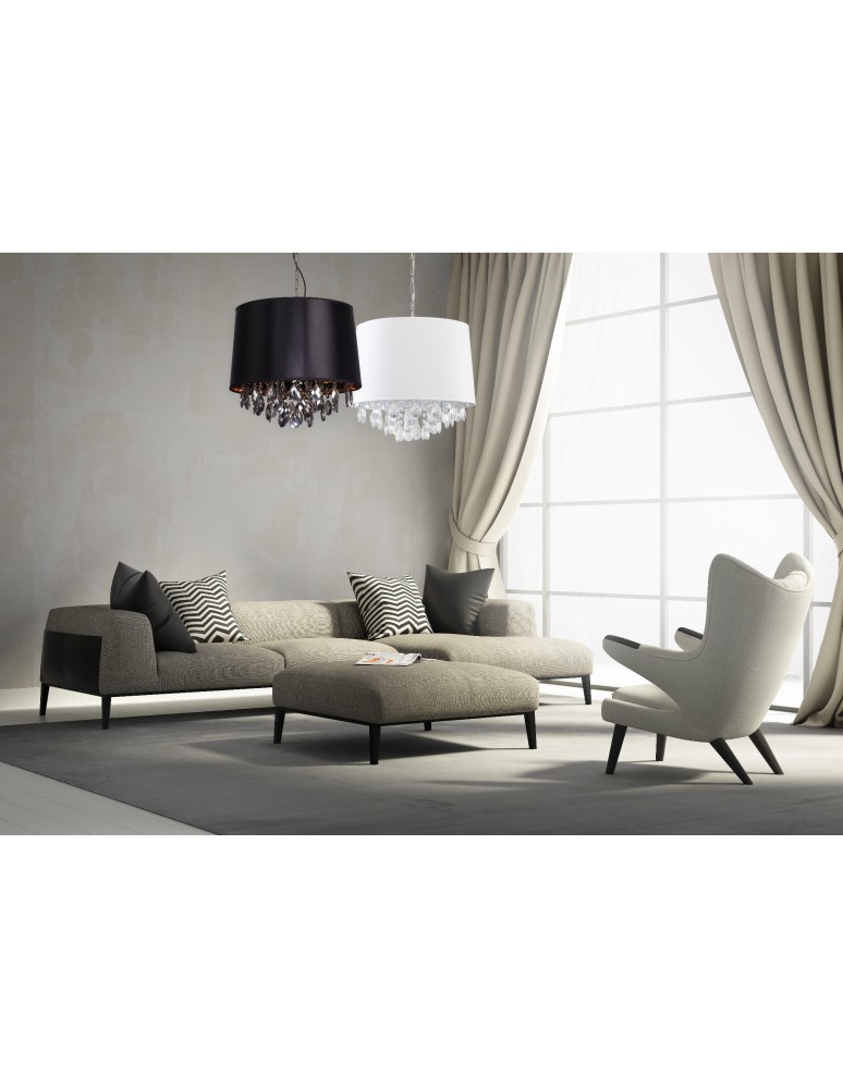 Pendant lamps with lampshade - Light Prestige VIGO pendant black E27 black, gold LP-0412/1P BK - product kolory-swiatla.pl 3
