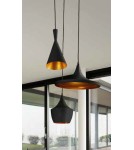 Pendant lamps - Azzardo MIX BLACK/GOLD 3xE27 Pendant Black/Gold AZ1338 - product 3