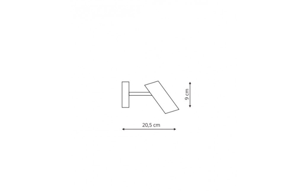 Light Prestige Futuro 1 kinkiet biały GU10 biały LP-17001/1W WH