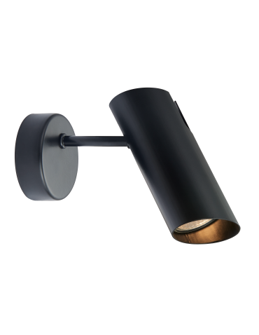 Light Prestige Futuro 1 wall lamp black GU10 black LP-17001/1W BK