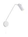 Light Prestige Futuro 1 wall lamp white with GU10 extension arm white LP-17001/1WL WH