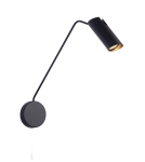 Wall lamps - Light Prestige Futuro 1 wall lamp black with GU10 extension arm black LP-17001/1WL BK - product 1
