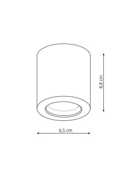 Light Prestige Oprawa natynkowa Faro czarna IP65 GU10 czarny LP-6510/1SM BK - produkt 2