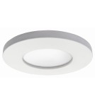 Flush-mounted hermetic lamps - Light Prestige Lagos flush-mounted round white IP65 GU10 white LP-440/1RS WH eyelet - product 1