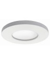 View Light Prestige Lagos flush-mounted round white IP65 GU10 white LP-440/1RS WH eyelet