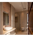 Flush-mounted hermetic lamps - Light Prestige Lagos flush-mounted round white IP65 GU10 white LP-440/1RS WH eyelet - product 3