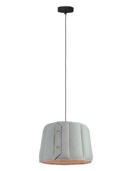 Light Prestige Vitoria wisząca duża E27 szary LP-6030/1P L