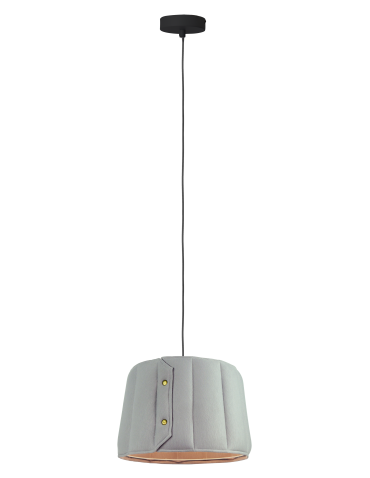 Light Prestige Vitoria pendant small E27 grey LP-6030/1P S