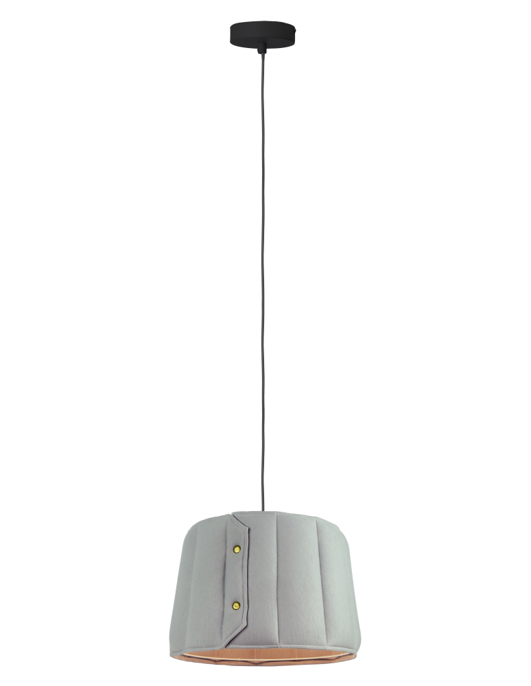 Pendant lamps - Light Prestige Vitoria pendant small E27 grey LP-6030/1P S - product kolory-swiatla.pl 1