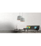 Pendant lamps - Light Prestige Vitoria pendant small E27 grey LP-6030/1P S - product 4