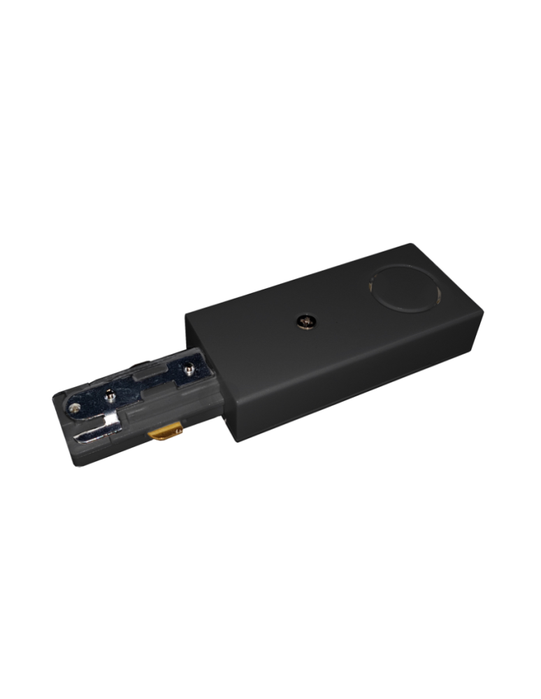 Accessories for 1 phase busbars - Light Prestige Power supply terminal for 1F busbars black LP-556-S-BK - product kolory-swiatla.pl 1