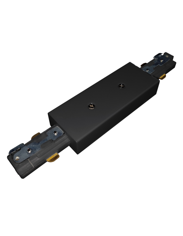Accessories for 1 phase busbars - Light Prestige Central power supply for 1F busbars black LP-555-S-BK - product kolory-swiatla.pl 1