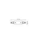 Accessories for 1 phase busbars - Light Prestige Central power supply for 1F busbars black LP-555-S-BK - product 2