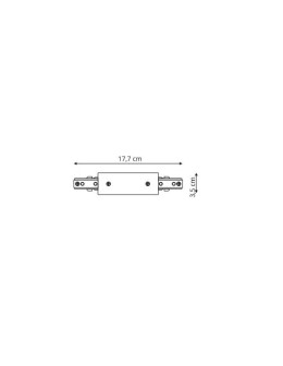 Light Prestige Central power supply for 1F busbars black LP-555-S-BK - product 2