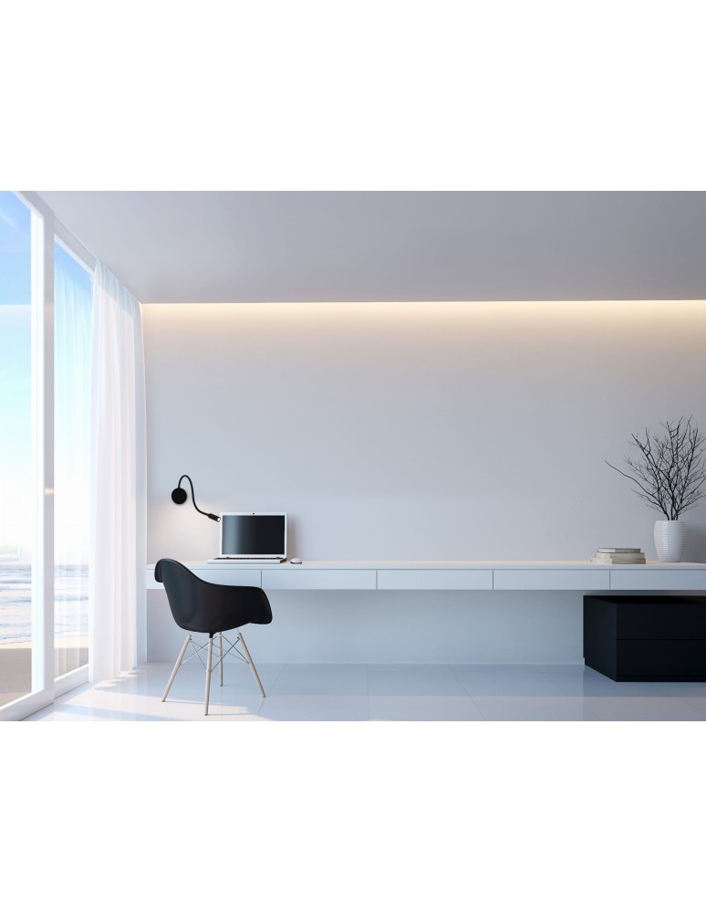 Reading wall lamps - Light Prestige Senise wall lamp black LED black LP-2021/1W BK - product kolory-swiatla.pl 3