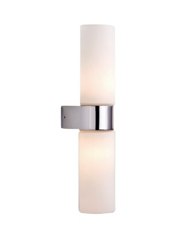 Azzardo GAIA 2 2xG9 Wall Mounted White/Chrome IP44 AZ1603