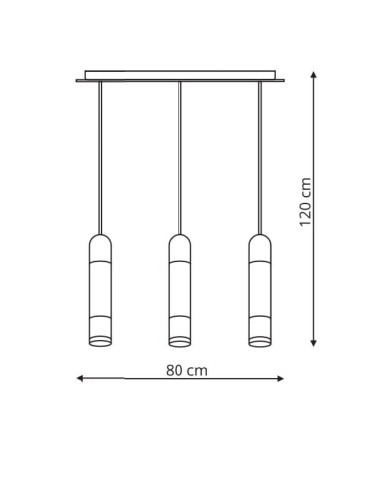 Light Prestige Forli 3 LED pendant white LP-8011/3P - product 2