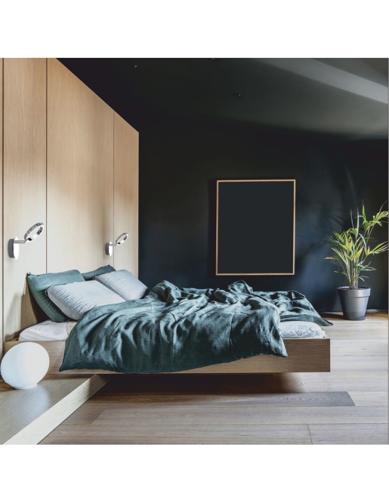 LED headlights - Light Prestige Carrara 1 LED spot chrome LP-1864/1W - product kolory-swiatla.pl 3