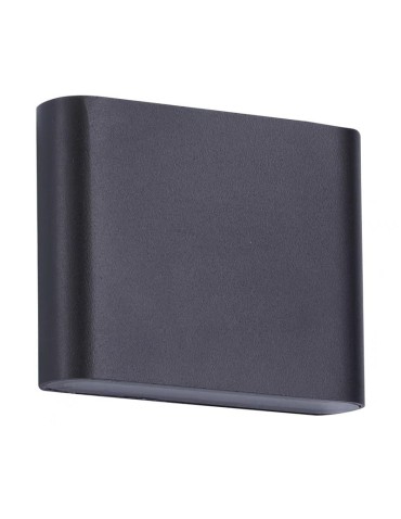 Light Prestige Sapri black wall lamp IP54 LED black LP-1556/1W BK