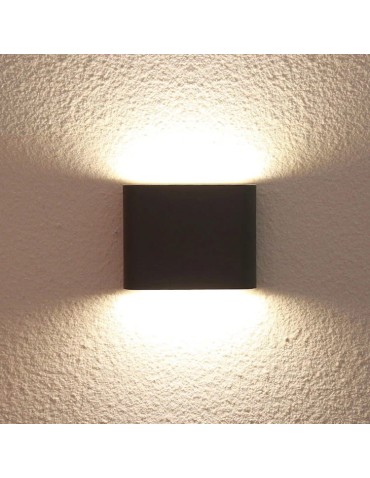 Light Prestige Sapri black wall lamp IP54 LED black LP-1556/1W BK - product 2