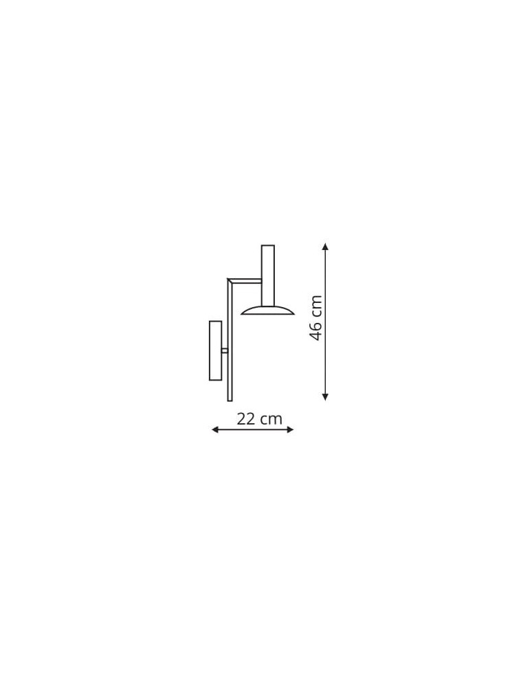 Wall lamps - Light Prestige HAT wall lamp white LED white LP-1661/1W WH - product kolory-swiatla.pl 2