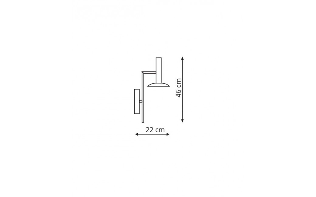 Light Prestige HAT kinkiet biały LED biały LP-1661/1W WH