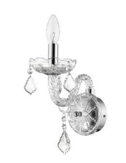 Light Prestige Cristallo wall lamp E14 transparent LP-2940/1W