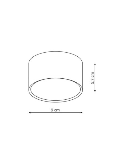 Light Prestige Kendal surface-mounted luminaire white LED white LP-6331/1SM WH - product 2