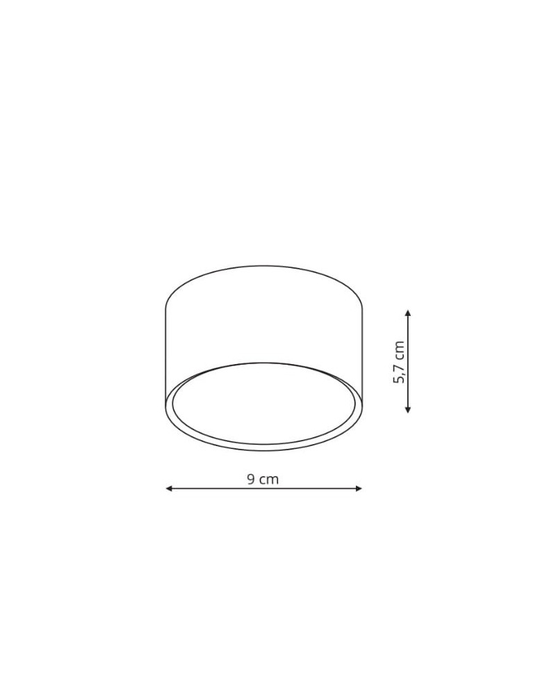 LED ceiling luminaires - Light Prestige Kendal surface-mounted luminaire white LED white LP-6331/1SM WH - product kolory-swiatla.pl 2
