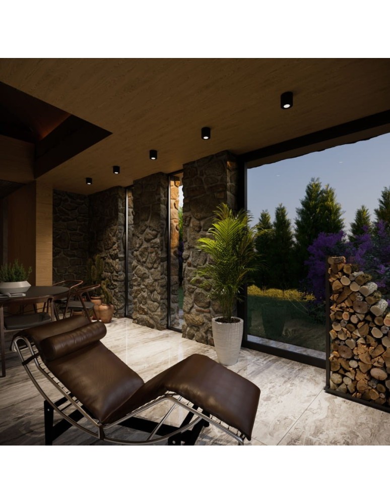 Ceiling luminaires for replaceable light source - Light Prestige Tulon surface-mounted luminaire black GU10 black LP-5441/1SM BK - product kolory-swiatla.pl 3