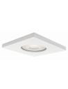 View Light Prestige Lagos square flush-mounted eyelet white IP65 GU10 white LP-440/1RS WH square