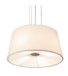 Pendant lamps with lampshade - Light Prestige Bali pendant white E27 white LP-1322/1P WH - product 1