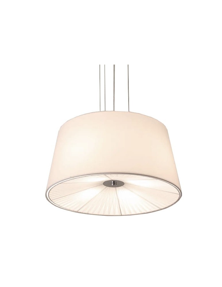 Pendant lamps with lampshade - Light Prestige Bali pendant white E27 white LP-1322/1P WH - product kolory-swiatla.pl 1