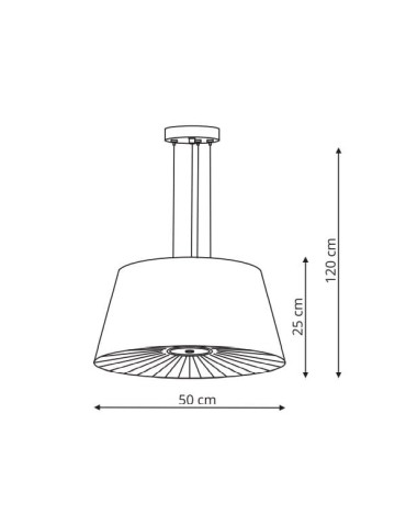 Light Prestige Bali pendant white E27 white LP-1322/1P WH - product 2