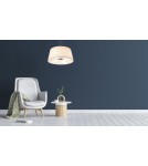Pendant lamps with lampshade - Light Prestige Bali pendant white E27 white LP-1322/1P WH - product 3