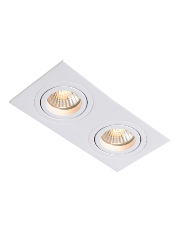 Light Prestige Metis 2 flush-mounted white GU10 white LP-2780/2RS WH
