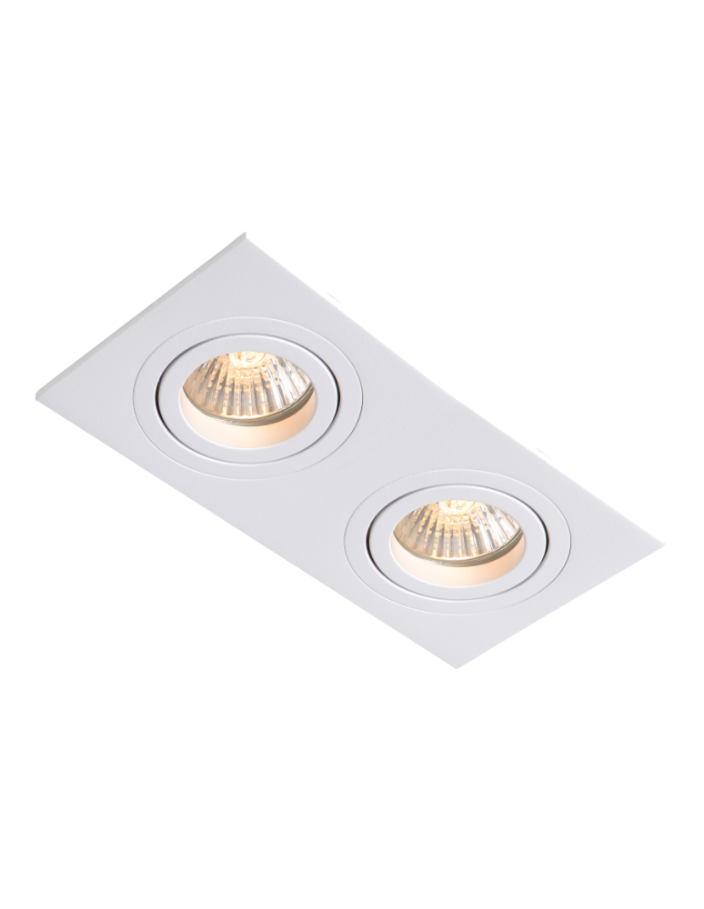Flush-mounted lamps - pendants - Light Prestige Metis 2 flush-mounted white GU10 white LP-2780/2RS WH - product kolory-swiatla.pl 1