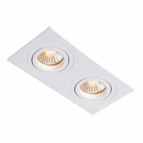 Light Prestige Metis 2 podtynkowa biała GU10 biały LP-2780/2RS WH