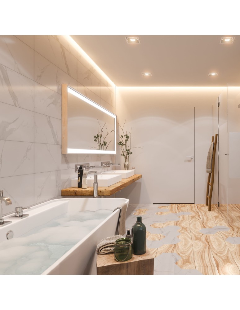 Flush-mounted lamps - pendants - Light Prestige Metis 2 flush-mounted white GU10 white LP-2780/2RS WH - product kolory-swiatla.pl 3