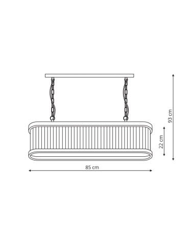 Light Prestige Galaxy wisząca E27 czarny LP-8527/5P - produkt 2