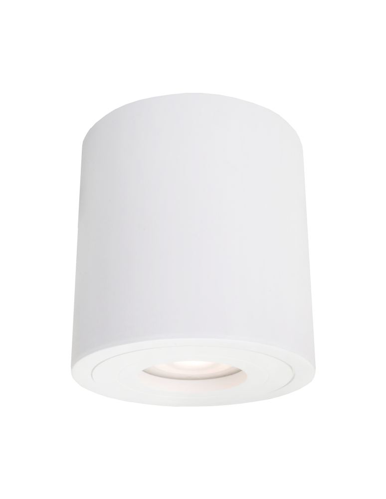 Hermetic ceiling luminaires - Light Prestige Faro XL surface mounted luminaire white with IP65 GU10 white LP-6510/1SM XL WH - product kolory-swiatla.pl 1
