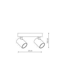 Light Prestige Snow 2 spot white GU10 white LP-731/2W WH - product 2