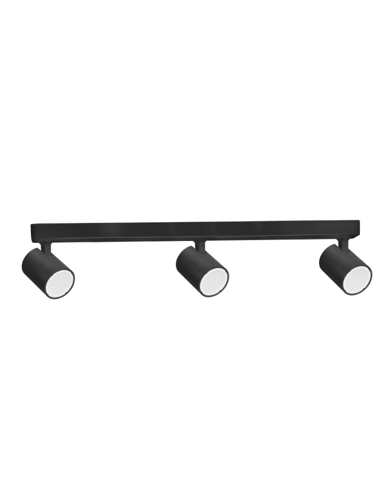 Spotlight ceiling lamps - Light Prestige Snow 3 spot black GU10 black LP-731/3W BK - product kolory-swiatla.pl 1