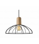 Pendant lamps - Light Prestige Moderno pendant large E27 E27 black/brown LP-1221/1P B E27 BK - product 1