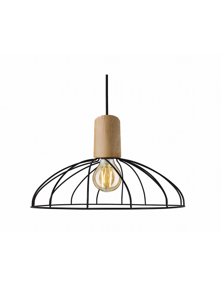 Pendant lamps - Light Prestige Moderno pendant large E27 E27 black/brown LP-1221/1P B E27 BK - product kolory-swiatla.pl 1
