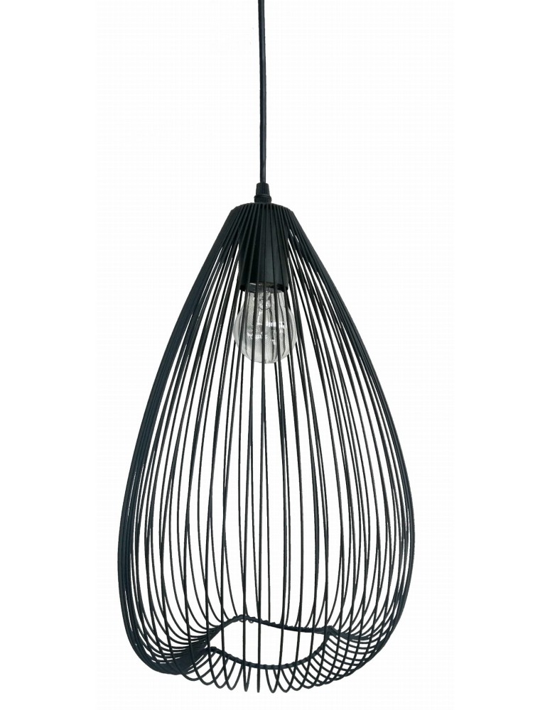 Pendant lamps - Light Prestige Frusta long black E27 black LP-127/1P L BK - product kolory-swiatla.pl 1