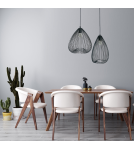 Pendant lamps - Light Prestige Frusta long black E27 black LP-127/1P L BK - product 3