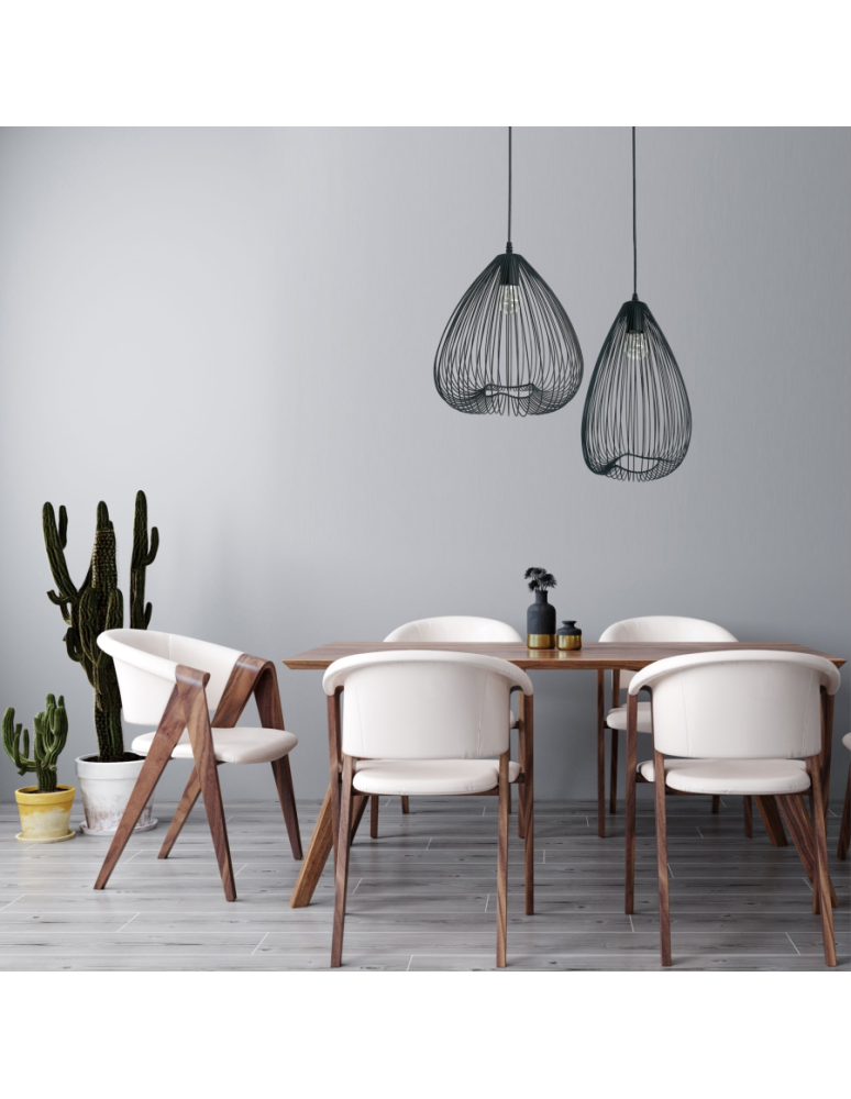 Pendant lamps - Light Prestige Frusta long black E27 black LP-127/1P L BK - product kolory-swiatla.pl 3