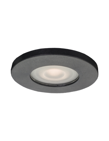 Light Prestige Lagos flush round black IP65 GU10 black LP-440/1RS BK eyelet